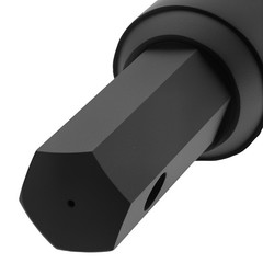 Auger Adapter 2″ Round to Hex for Mini Skid Steer Tractor Post Hole Digger