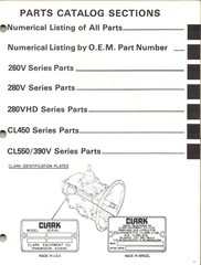 CLARK TRANSMISSION PRODUCTS Master Catalog—OEM Interchange; MC1-1985