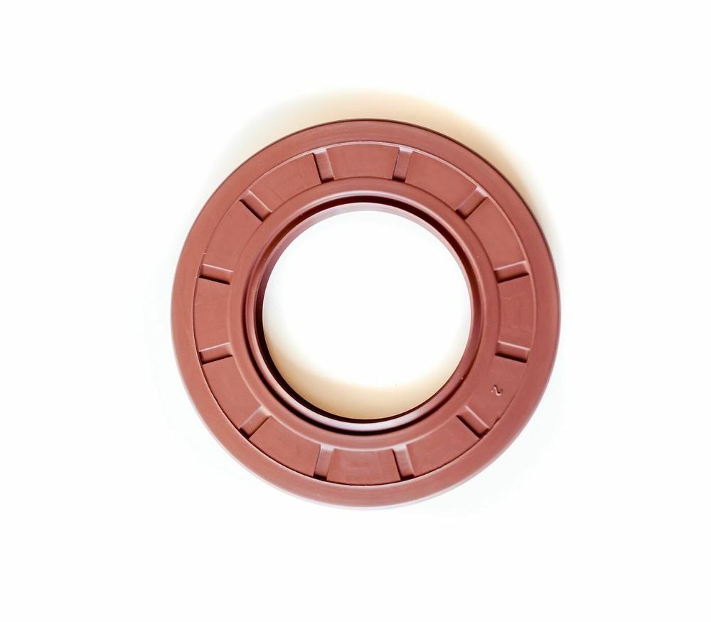 EAI 55x88x10mm FPM/FKM Oil Shaft Rotary Seal w/ Stainless Steel Spring Dbl Lip