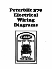 2005-2009 Peterbilt 379 Truck Electrical Wiring Diagram Manual 2006 2007 2008