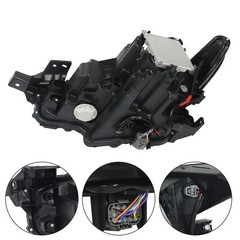 Right Headlight Assembly Black Housing for Mazda 3 2019-2021 BCJH51030
