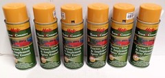 6 Cans Yellow Spray Paint for King Kutter Implement