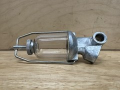 Fuel Sediment Bowl Ford 800, 801, 900, 901, 4000, 7/16 bolt hole 1/4 fuel line