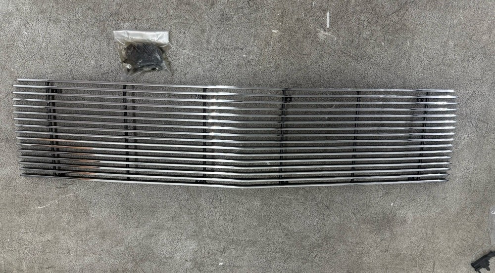 Front Grille Chevy Caprice 81-85 Aluminum Chrome Billet Grille Grill Insert New!