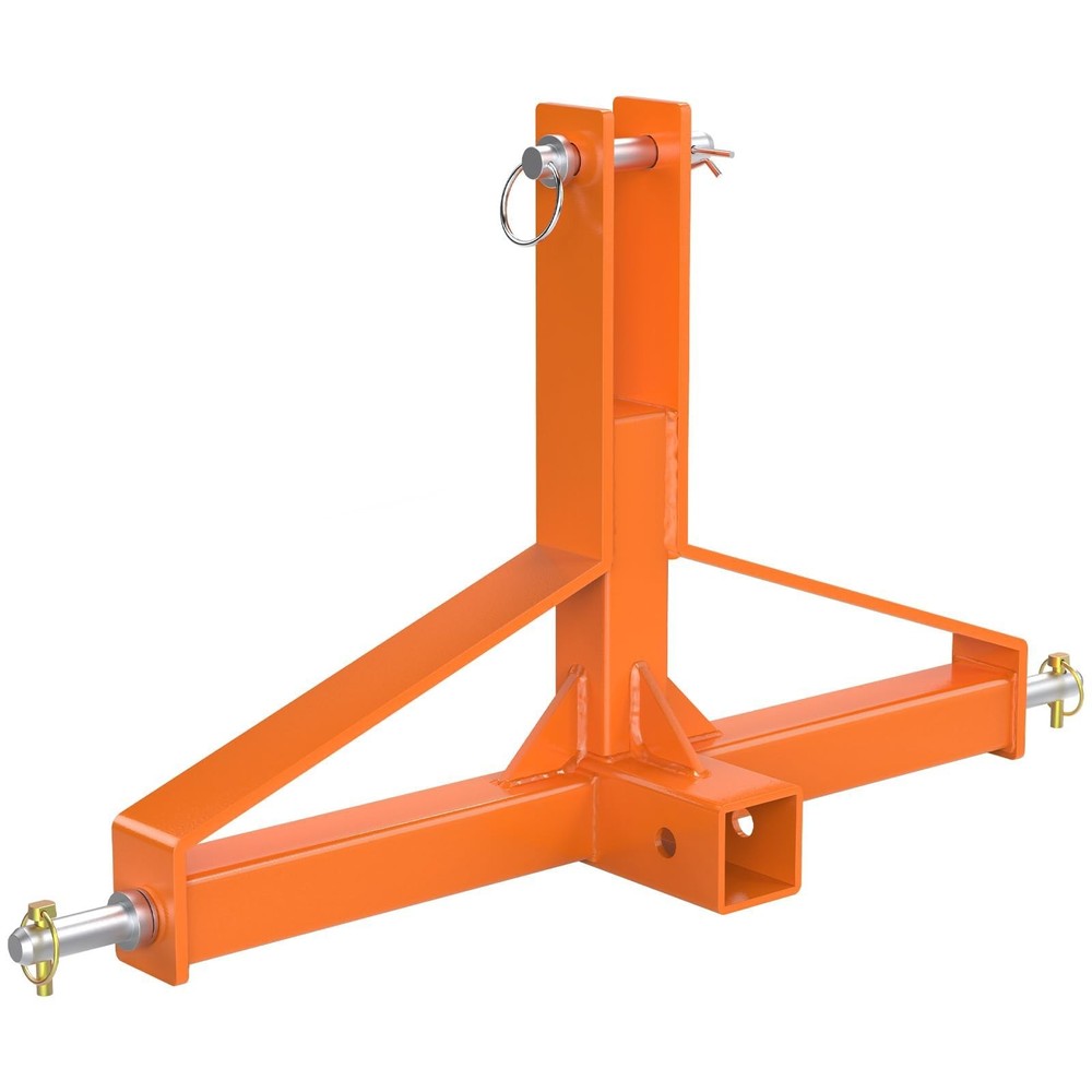 3Point 2″ Trailer Hitch Receiver Adapter Quick Hitch Tractor Attachment for Cat1