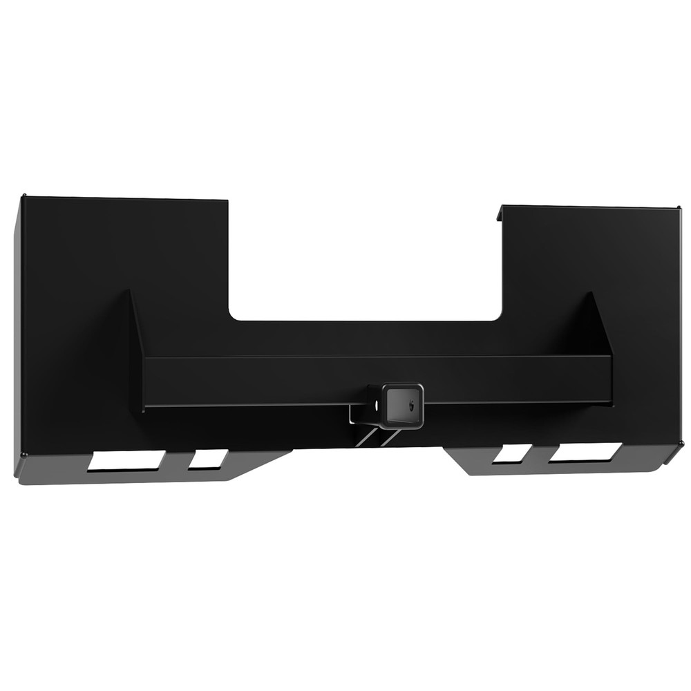 Universal Skid Steer Quick Attach Plate Adapter 1/4″ Steel w/ 2″ Hitch Receiver