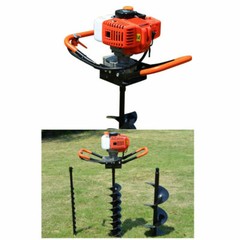 71CC/52CC Post Hole Digger Gas Powered Earth Auger Borer Ground 4″ 6″ 8″ Bits