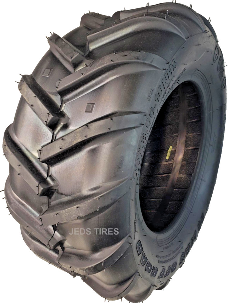 Garden / Compact Tractor 4×4 Front TIRE R-1 Lug 20×8.00-10 20×8-10 20/8-10 4ply