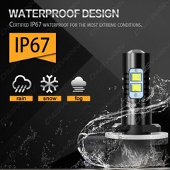 2x LED Headlight bulbs For Deere X730 X734 X738 X739 X750 X754 X758 AM118013 JD