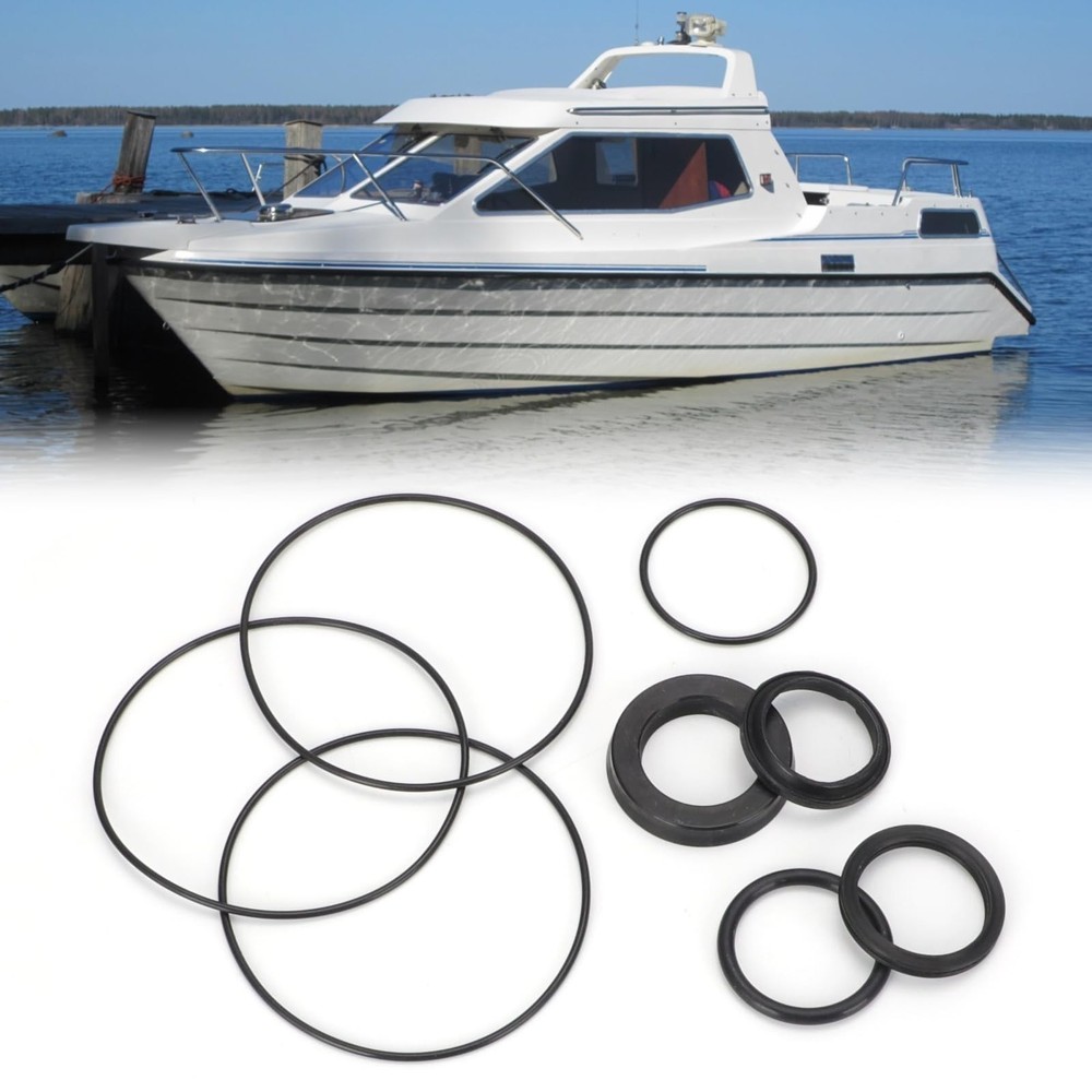 WIKIBB Rebuild Seal Kit for 50 Series Hynautic Steering Helms – Replaces OEM…
