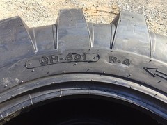Pair of 2-17.5L-24 Forerunner QH601 Rear Backhoe Tires-12PLY-17.5Lx24