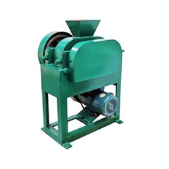Electric Double Roller Crusher Rock Stone Ore Crushing Machine 220V 2HP/1.5KW