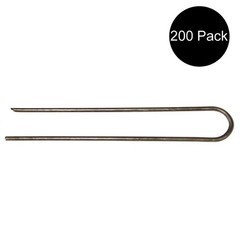 Two Hundred New Garden Stake Sod Staples for Erosion Control Drip Tubing Anchors