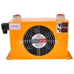 60L/min Hydraulic Air Cooler AH0608T-CA Air-cooled Oil Radiator DC12V 1.8KW