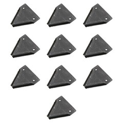 Qty 10: Sickle Sections Fits Ford/New Holland Replaces 491-203325