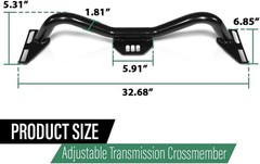 LQI Adjustable Transmission Crossmember Fit Chevy Silverado GMC Sierra C10 C2…
