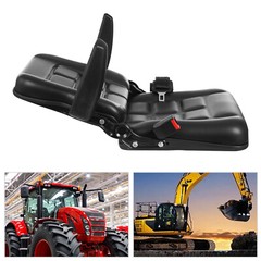 Forklift Seat Forklift Seat with Safety Belt and Armrest Tractor Excavator Seat