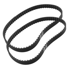 2Pcs 150XL037 Timing Belt, 75T 10Mm Cog Drive Belt | Neoprene Body Nylon Tooth,