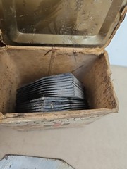 18 PC IH International Harvester Sickle Knife Sections w/ Box