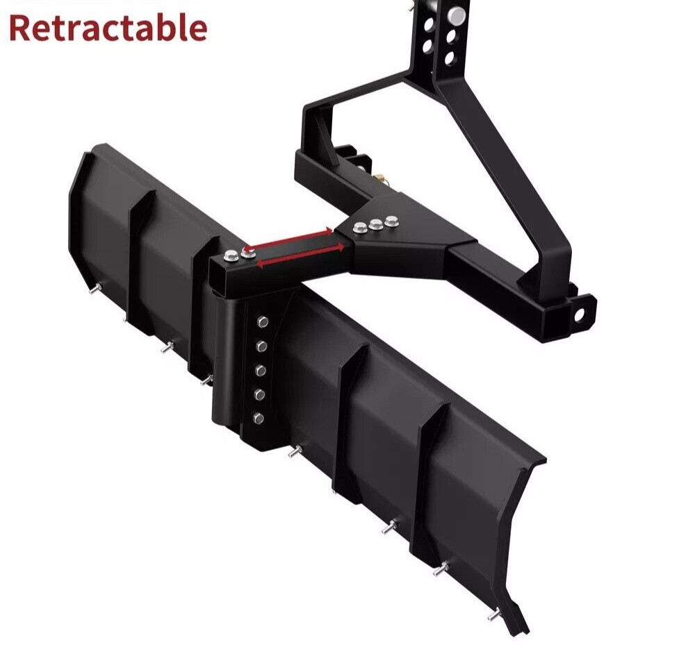 3 Point Rear Grading Blade for Tractor Cat 0 & Cat 1 Scrpaer Steel 52″ Width