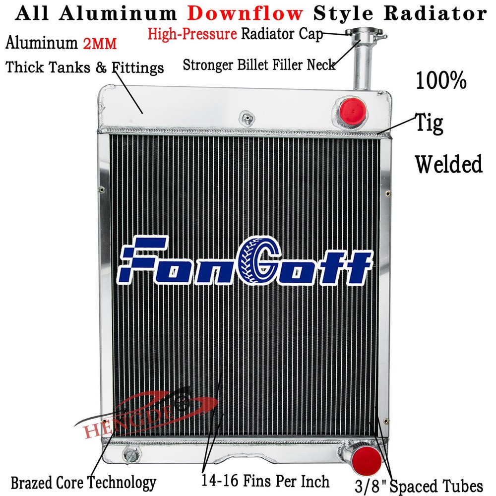 4 Row 70mm Radiator for Tractor 766 886 966 986 1066 1086 1466 1486 A121725C1