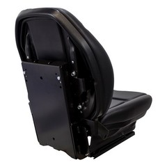 Fits Dynapac CC122 Roller Seat & Mechanical Suspension – Black Vinyl