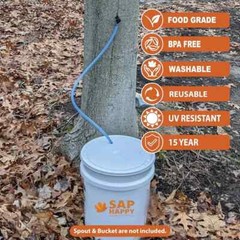 Maple Syrup Sap Collection Tubing 100 Feet 5 16″ ID Food Grade Vacuum Hose Tree