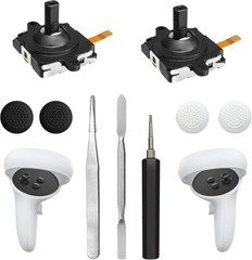 Joystick Replacement Kit for Oculus Quest 2 Controller, Repair Kit for Meta