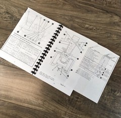 Case 1370 Service Manual Parts Catalog Operators Owners Repair Set SN 8727601-Up