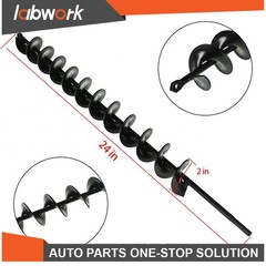Labwork For Garden Post Fence Post Hole Digger 2″ × 24″ Earth Auger Drill Bit