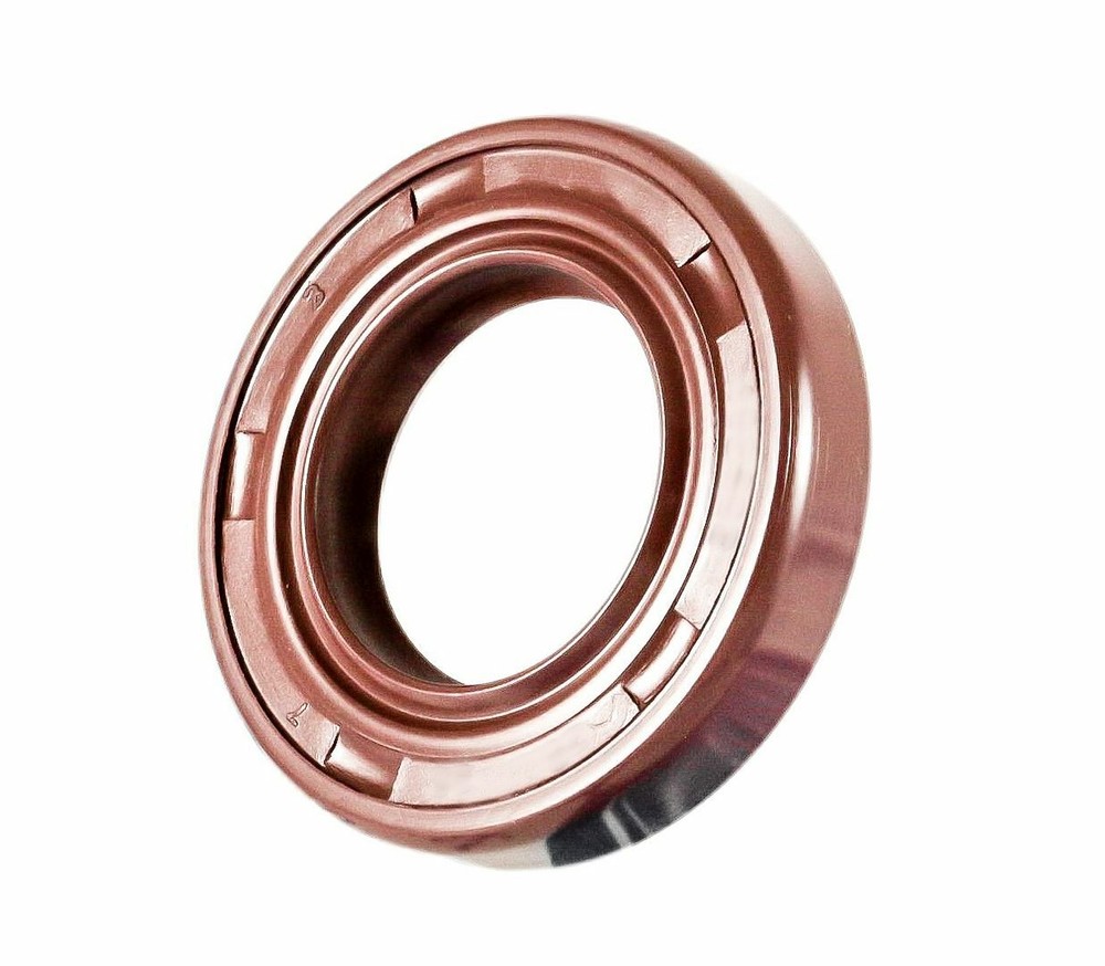 EAI 40x72x7mm FPM/FKM Oil Shaft Rotary Seal w/ Stainless Steel Spring Dbl Lip