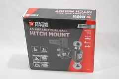 Tractor Supply 2 in. Adjustable Dual-Ball Hitch Mount with 2 in. and 2-5/16 in.