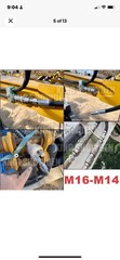 Chinines 1 Ton Excavator Quick Fits M14-m16
