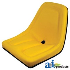 Yellow universal steel pan tractor seat A-TM333YL for John Deere, others