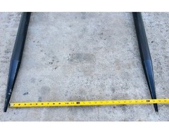 42″ JCT Double Tine Hay Bale Spear Skid Steer Loader Attachment 3000lbs Tractor
