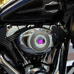 Motorcycle Screw Cap Cover Set, Purple Bolt Nut Decoration Color: Purple