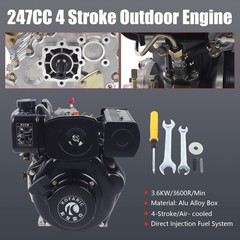 Air-cooled Diesel Engine 4 Stroke Single Cylinder For Agricultural Machinery