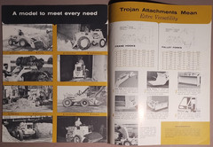 1950s Trojan Front End Loader Brochure Catalog Yale & Towne Batavia NY B5-72