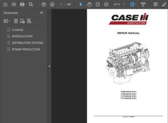 CASE IH 350 STEIGER TRACTOR MANUAL OPERATORS SERVICE SHOP ENGINE REPAIR PDF USB