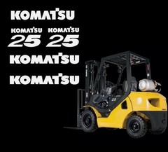 Fits Komatsu FG25T-16 Decal Kit Forklift Equipment Decals Replacement