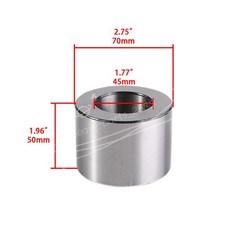 Set Of 2 45MM Excavator Bucket Bushings Bosses For Cat For John Deere Kubota