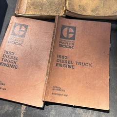 Lot of Vintage CAT Caterpillar Parts Catalogs Manuals TRACTORS ENGINES War Dept