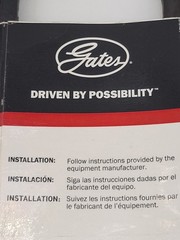 Gates A24 V-Belt 1/2″x26″ Universal A-Section V-Drive HVAC Compressor Industrial