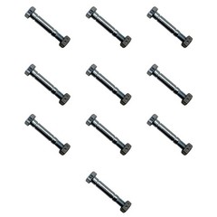 13865 Qty 10: 2-1/8″ x 5/16″ Shear Pin with Nut Fits Snapper