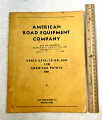 Vintage American Road Equipment Co. Parts Catalog for American Patrol 900