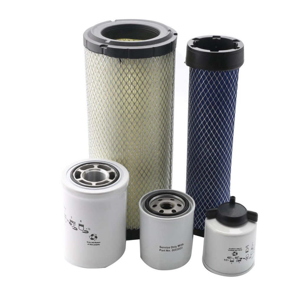 Maintenance Filter Kit Fits Bobcat 863 864 873 883 T200 A220 A300 S250 5 Pc