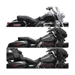 XMT-MOTO Hammock Rider Passenger Seat Fit for Harley Touring and Tri Glide mo…