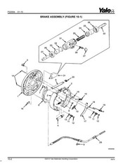 Forklift Service Parts Manual Fits Yale Forklift GLP050LX(A974) – Printed Manual