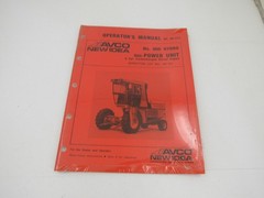 New Idea 800 Hydro Uni-Power Unit 6 Cyl Turbo Diesel Operator’s Manual