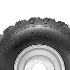 8 Inch Wheel 19×7-8 4 Lug 88mm Bolt ATV Go Kart Mower 4 Pack